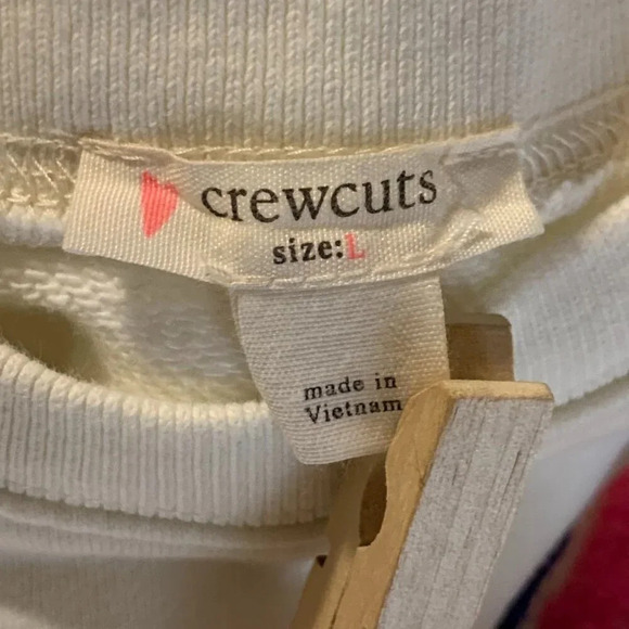 Crew cuts Girl's Saturdays Crew Neck Long Sleeve Cotton Sweatshirt Size L - Picture 6 of 12